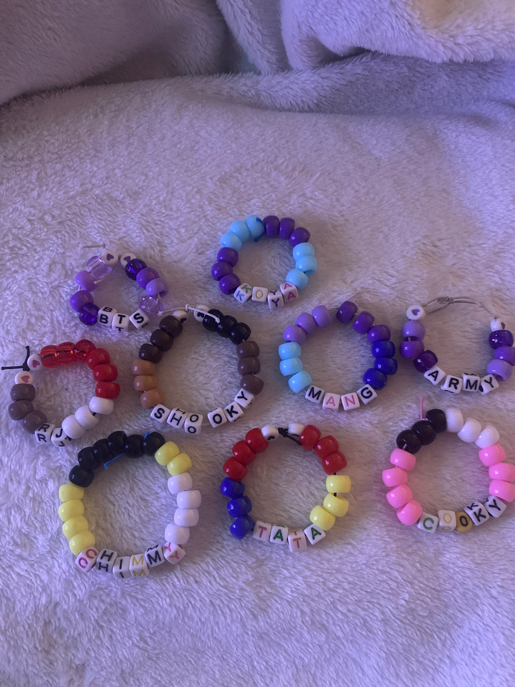 BTS 21 bracelets fan pack