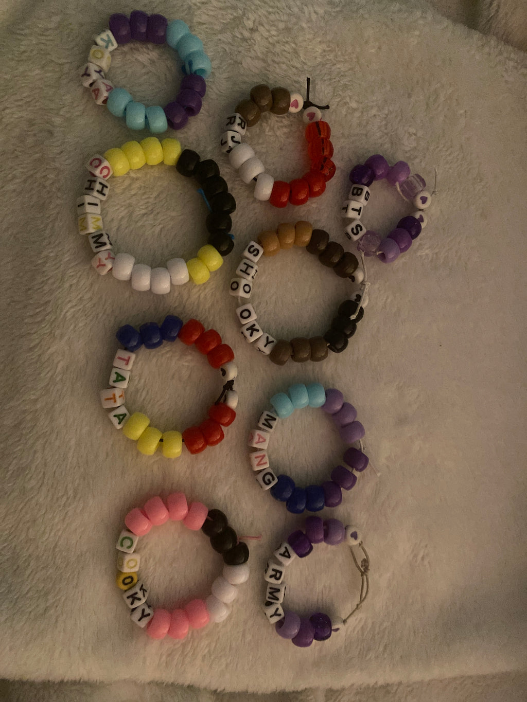 BTS 21 bracelets fan pack
